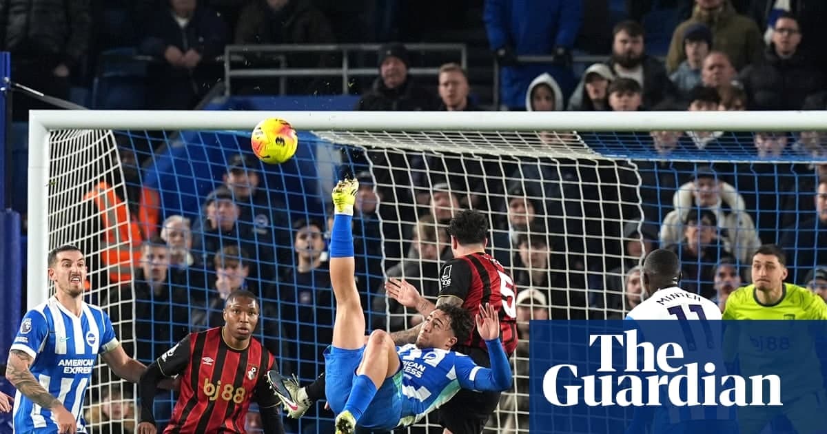 科斯托拉斯精彩倒钩救主 布莱顿对阵伯恩茅斯握手言和