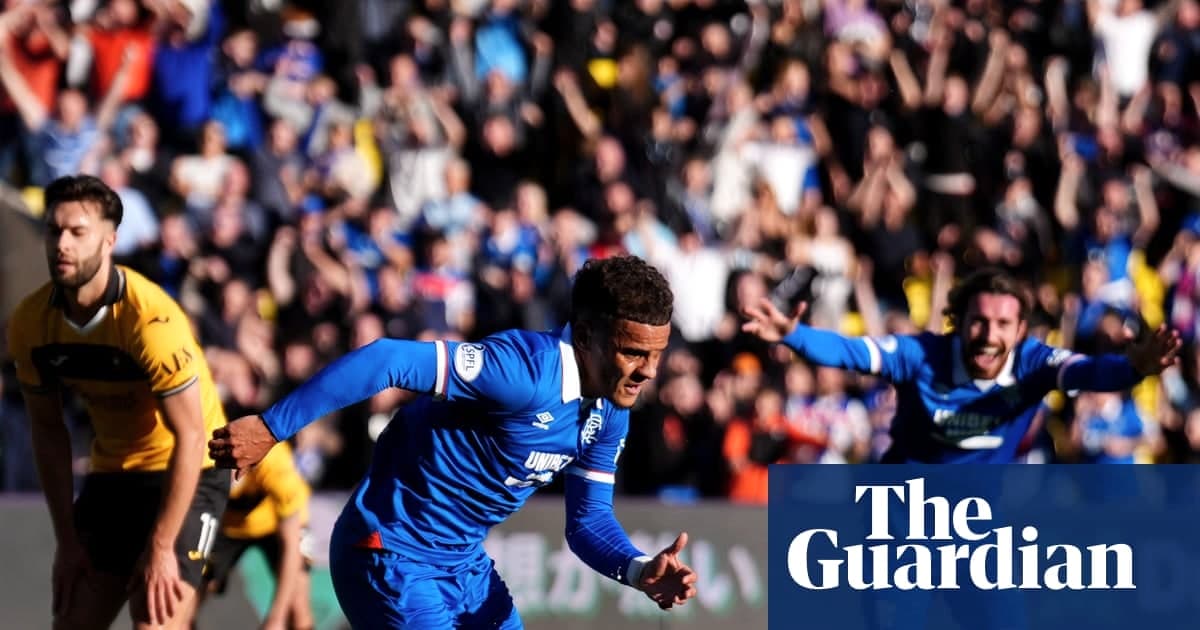 Aarons补时绝杀助力Rangers击败Livingston缓解马丁压力