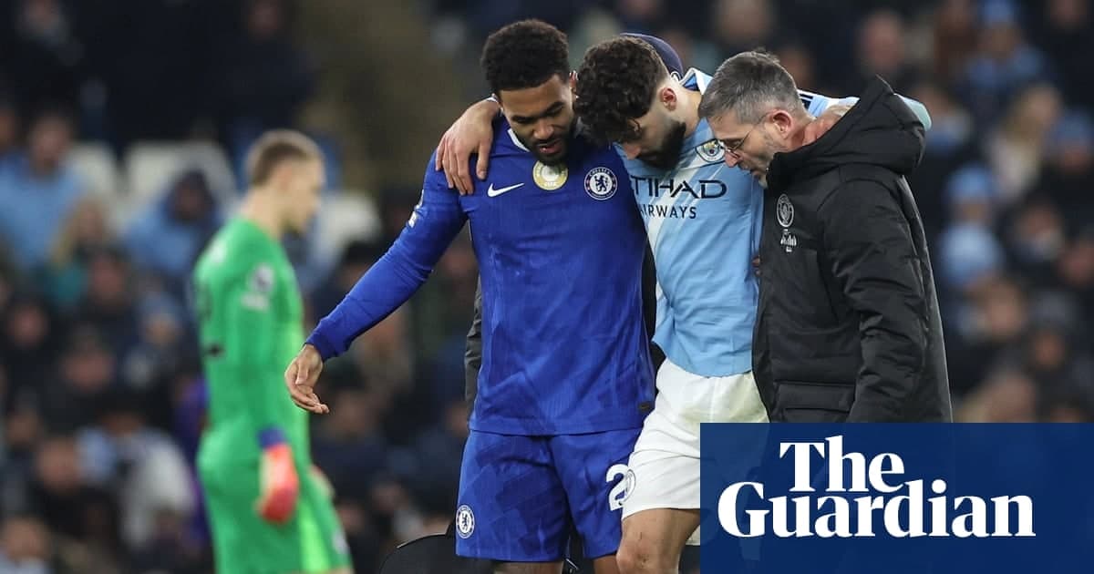 瓜迪奥拉为曼城伤情发愁：格瓦迪奥与迪亚斯相继受伤