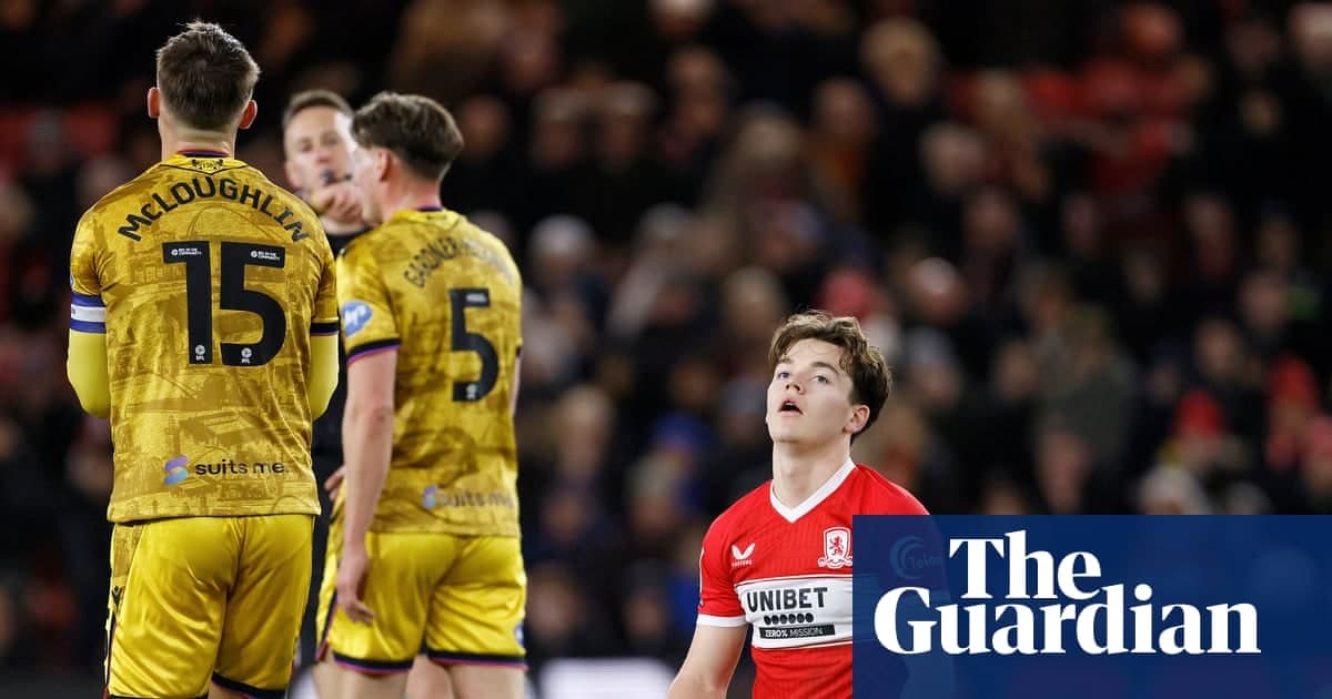 米德尔斯堡0-0战平布莱克本 保持第二但距榜首8分