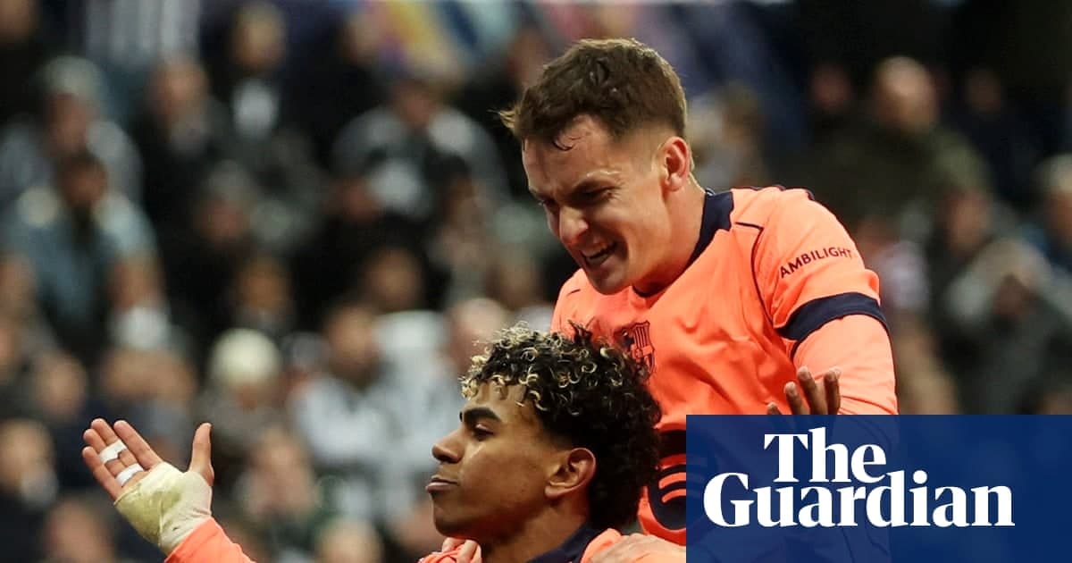 纽卡斯尔1-1巴塞罗那：巴萨末段扳平稳定欧冠希望