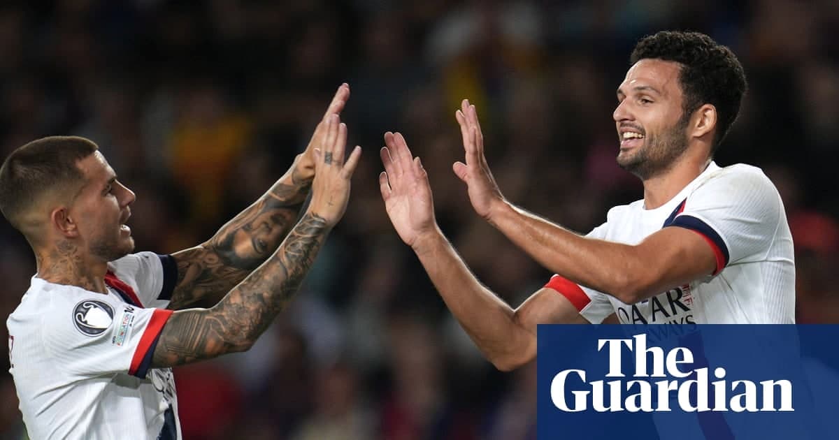 巴黎圣日耳曼凭拉莫斯补时绝杀击败巴塞罗那