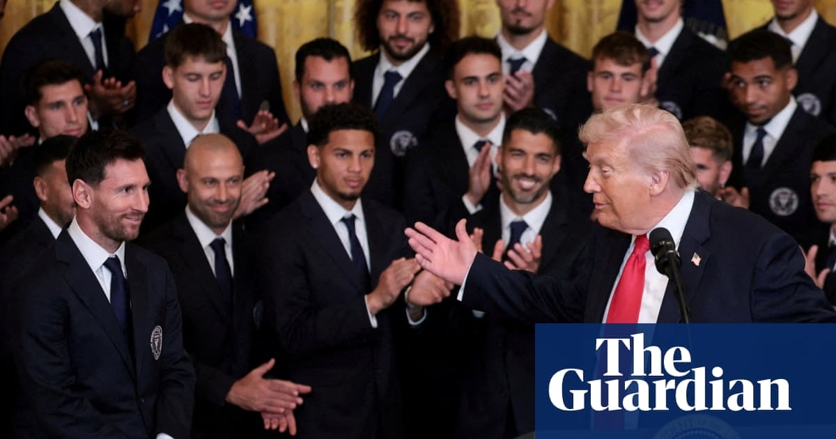 梅西领衔迈阿密国际白宫来访被视作特朗普政治舞台的一部分