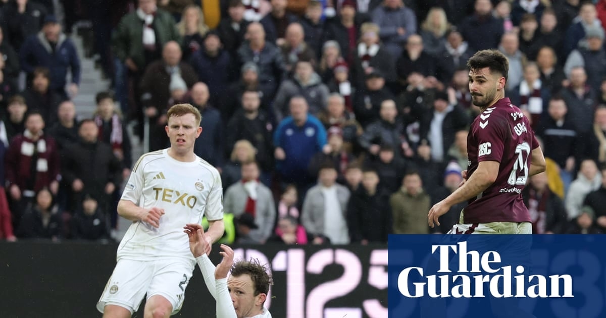 哈茨1-0阿伯丁锁定榜首七分优势