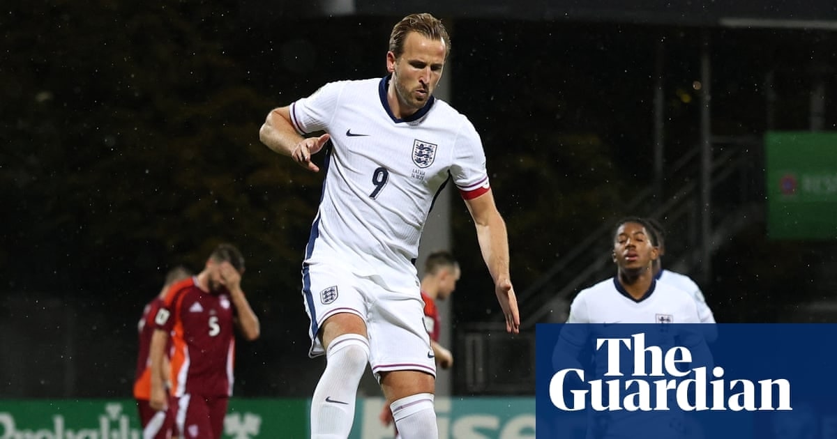 凯恩梅开二度领衔英格兰5-0击败拉脱维亚晋级2026世界杯决赛圈