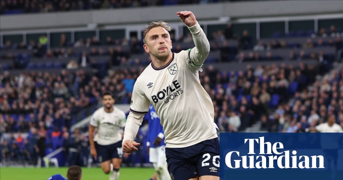 鲍恩扳平埃弗顿 西汉姆在努诺首秀中拿到宝贵一分